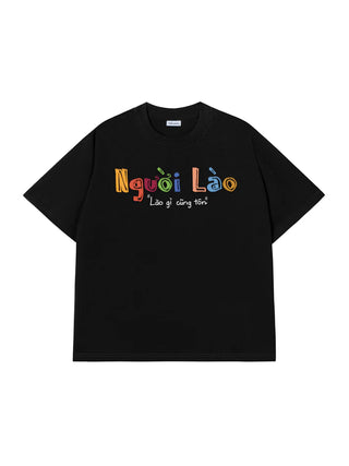 Áo Thun Relaxed Fit Người Lào