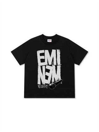 Áo Thun Relaxed Fit Rapper Eminem Recovery