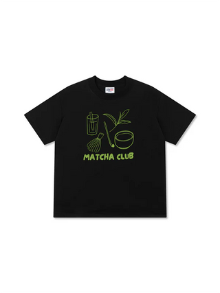 Áo Thun Relaxed Fit Daily Cup Matcha Club
