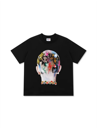 Áo Thun Relaxed Fit  Rapper Hip Hop Style Racing Star