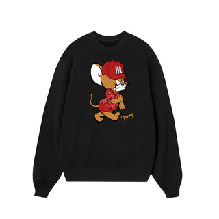 Áo sweater MLB Floral Funny Disney Jerry