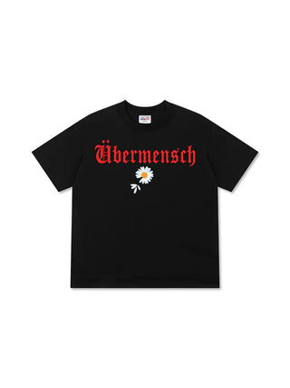 Áo Thun Relaxed Fit Floral With GD Chibi Daisy Flower