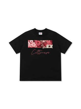 Áo Thun Relaxed Fit Floral Cotton Usa