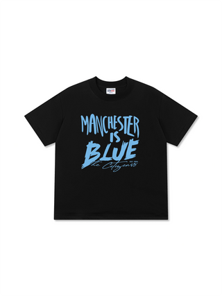 Áo Thun Relaxed Fit Soccer Manchester is Blue
