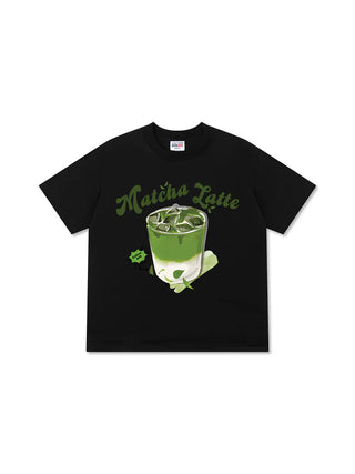 Áo Thun Relaxed Fit Tropical Matcha