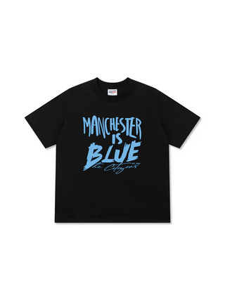 Áo Thun Relaxed Fit Soccer Manchester is Blue