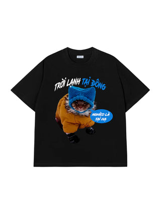 Áo Thun Relaxed Fit Trời Lạnh Tại Đông