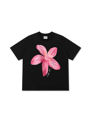 Áo Thun Relaxed Fit Floral Pink Flower