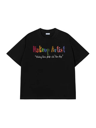 Áo Thun Relaxed Fit Makeup Artist