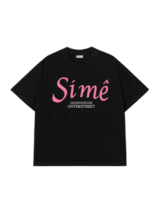 Áo Thun Relaxed Fit Si Mê