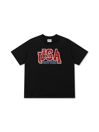 Áo Thun Relaxed Fit  USA Scratched Typo