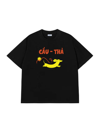Áo Thun Relaxed Fit CẨU THẢ