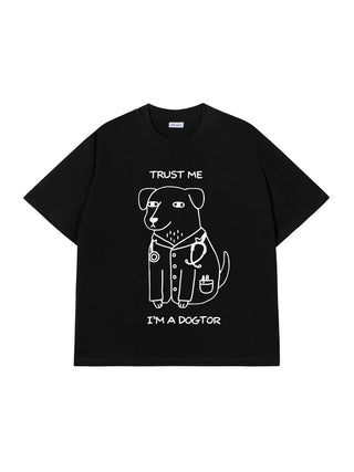 Áo Thun Relaxed Fit Trust Me I_m A Dogtor