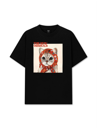 Áo Thun Relaxed Fit Muse Cat