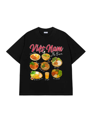 Áo Thun Relaxed Fit Việt Nam Ăn Trưa