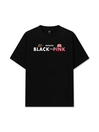 Áo Thun Relaxed Fit Sweet Pastry Black Pink