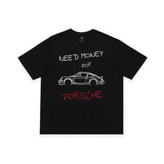 Áo Thun Oversize Porsche Need Money Sketch