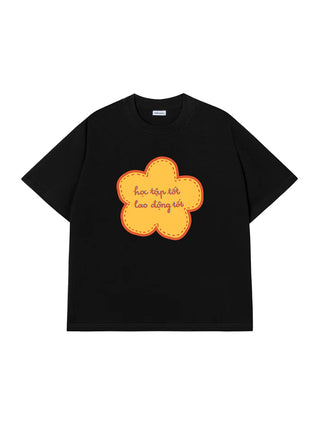 Áo Thun Relaxed Fit Yêu Nước Học Tập Tốt, Lao Động Tốt