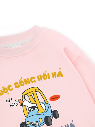 Meme Chú Vịt Cuộc Sống Hối Hả Sweater