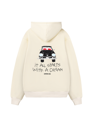 Classic Car Dream Crayon Hoodie