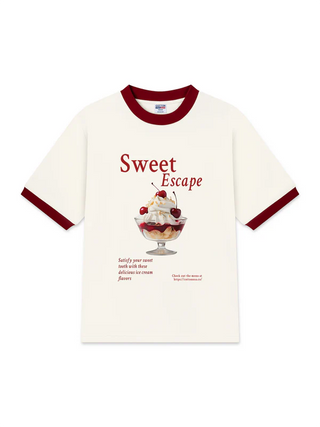 Áo Thun Ringer Relaxed Fit Tropical Sweet Escape