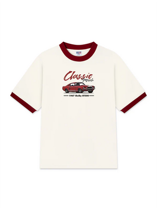 Áo Thun Ringer Relaxed Fit Mustang Classic Muscle