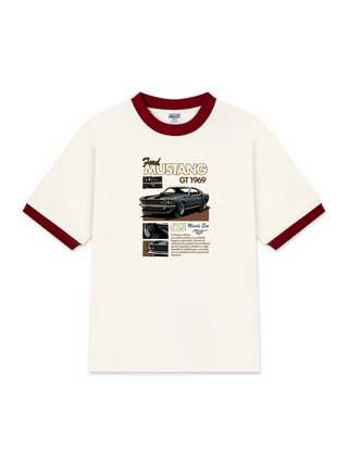 Áo Thun Ringer Relaxed Fit Mustang GT1969