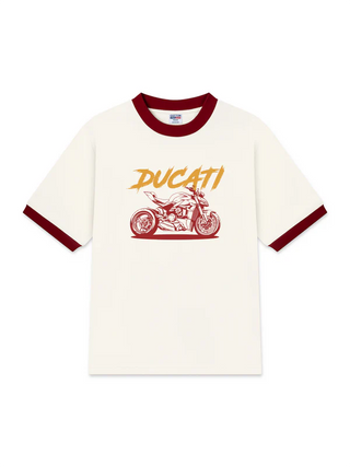 Áo Thun Ringer Relaxed Fit Ducati Spirit