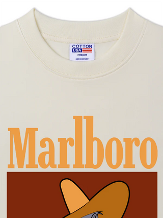 Áo Thun Relaxed Fit Marlboro Bug Bunny Cowboy