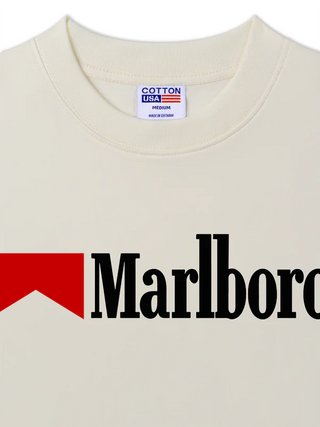Áo Thun Relaxed Fit  Marlboro Typo Logo