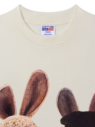 Áo Thun Relaxed Fit Bunny Couple