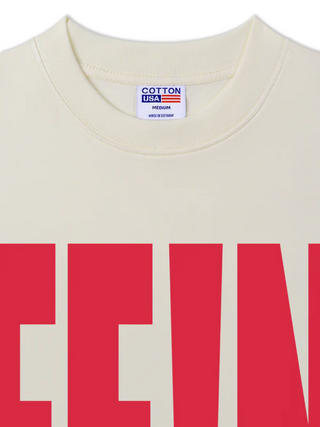 Áo Thun Relaxed Fit  Rapper Travis Scott Fein Typo