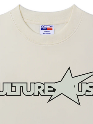 Áo Thun Relaxed Fit USA Culture Star