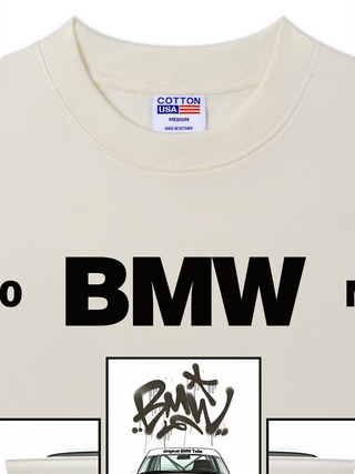 Áo Thun Relaxed Fit BMW E30 M3 White