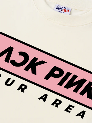 Áo Thun Relaxed Fit Idols Black Pink Rosé