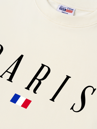 Áo Thun Relaxed Fit Paris Minimalist