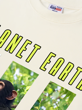 Áo Thun Relaxed Fit Wild Life Planet Earth Forests