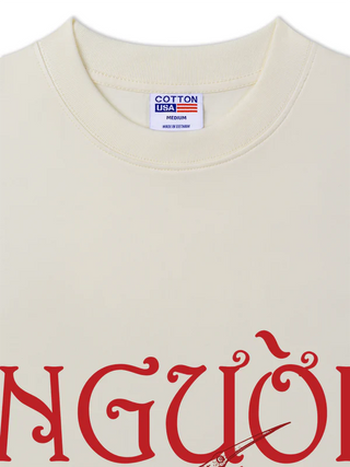 Áo Thun Relaxed Fit Việt Nam Người Việt - Máu Đỏ Da Vàng