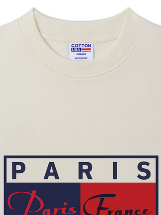 Áo Thun Relaxed Fit Bassic Paris France