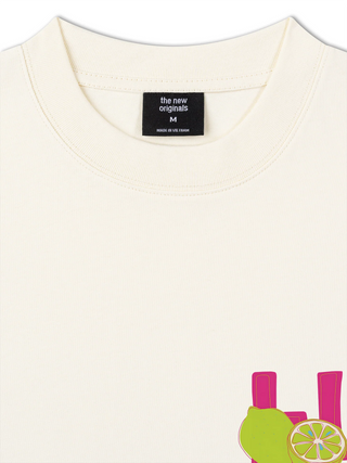 Áo Thun Relaxed Fit Summer Vibes Pink Lemon