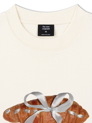 Áo Thun Relaxed Fit Sweet Pastry Silver Bow