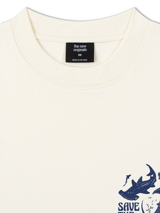 Áo Thun Relaxed Fit  Ocean Save The Shark