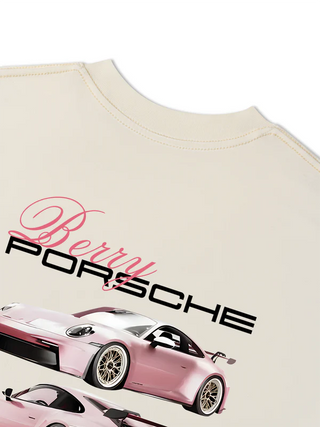 Áo Thun Relaxed Fit Porsche Berry Porsche