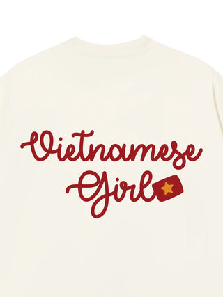 Áo Thun Relaxed Fit Yêu Nước Vietnamese Girl