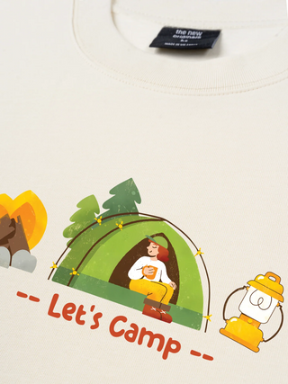 Áo Thun Relaxed Fit Let's Camp