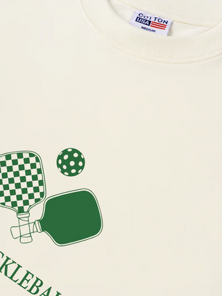 Áo Thun Relaxed Fit  Reminder Time To Play Pickleball