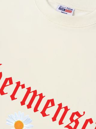 Áo Thun Relaxed Fit Floral With GD Chibi Daisy Flower