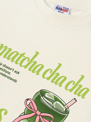 Áo Thun Relaxed Fit Daily Cup Matcha Understand