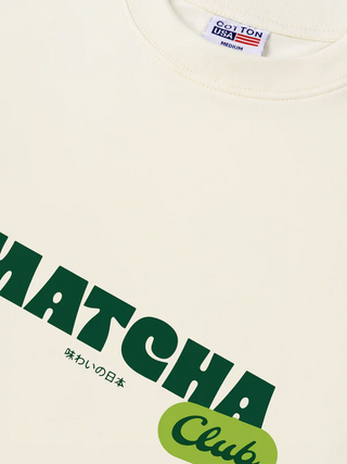 Áo Thun Relaxed Fit Daily Cup Matcha Club