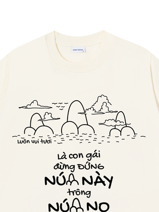 Áo Thun Relaxed Fit Đứng Núi Này Trông Núi Nọ 2